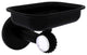 Clearview Wall Mounted Soap Dish Holder with Twisted Accents, Matte Black