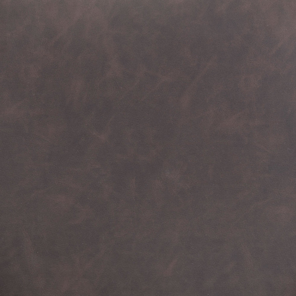 Dining Chair, Set of 2, Faux Vinyl Leather, Steel, Brown Black, Brown, Cafe