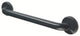 30 Inch Grab Bar With Safety Grip, Wall Mount Coated Grab Bar, Dark Gray