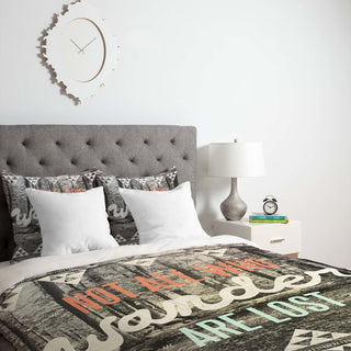Deny Designs Wesley Bird Wander Duvet Cover - Lightweight