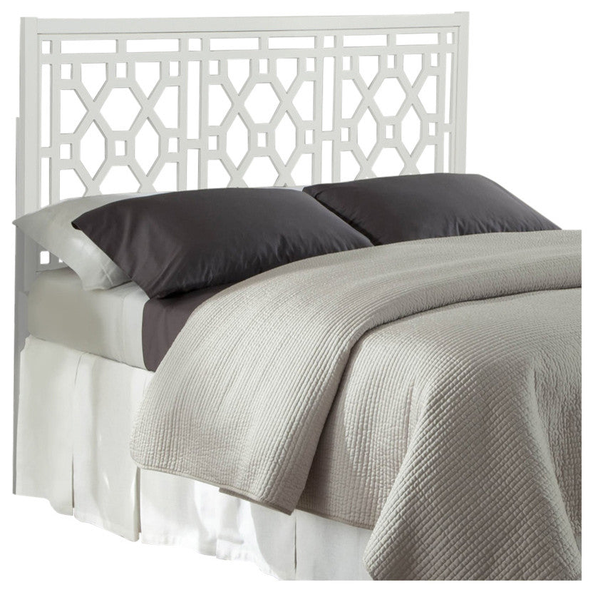 Thomas Chippendale White Headboard, King