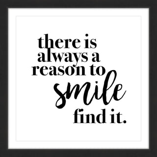 "Reason to Smile" Framed Painting Print