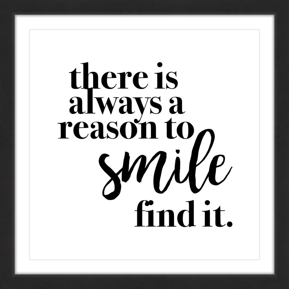 "Reason to Smile" Framed Painting Print