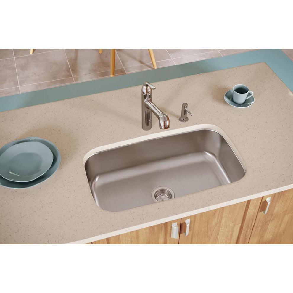 DCFU2816 Dayton Stainless Steel 30-1/2" x 18-1/4" Undermount Sink