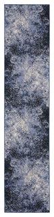 Nourison Passion 1'10" x 6' Light Blue Black Modern Indoor Rug
