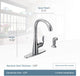 Spot-Resist Stainless High-Arc Kitchen Faucet with Side Spray and Single Handle