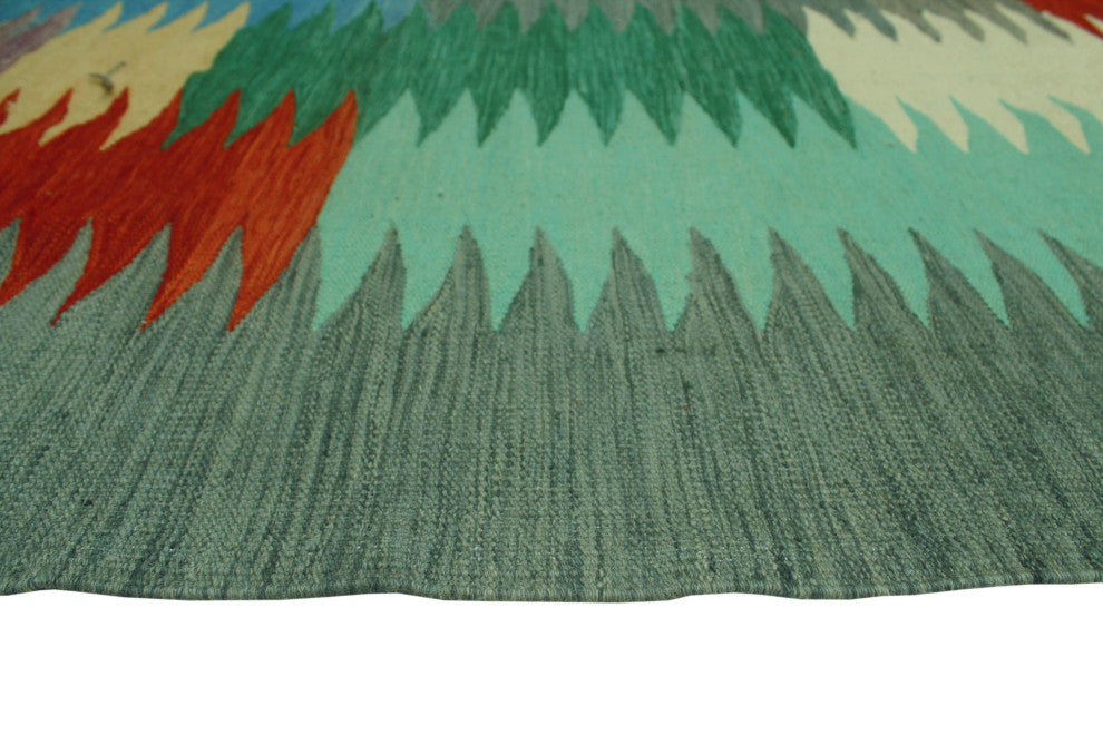 Winchester Kilim Benefsha Green Rug