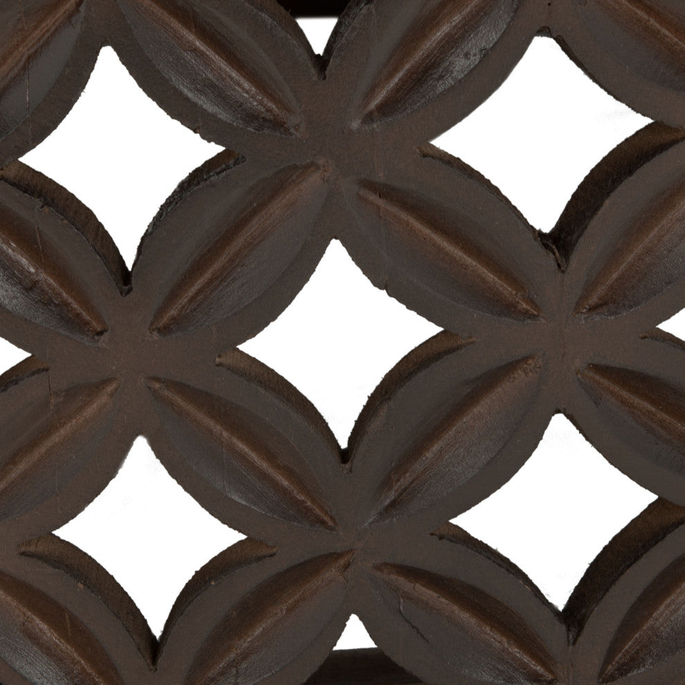 Safavieh Kaydix Round Coffee Table, Brown, Brown