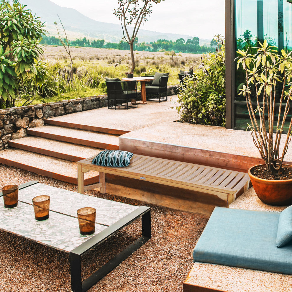 Seven Seas Teak Backless Bench