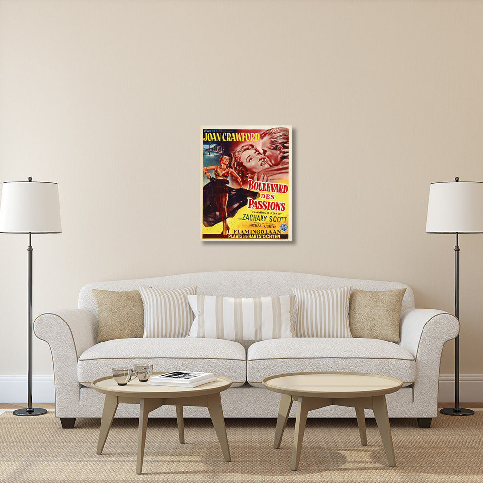 "Belgian - Flamingo Road" Canvas by Hollywood Photo Archive, 29x36"