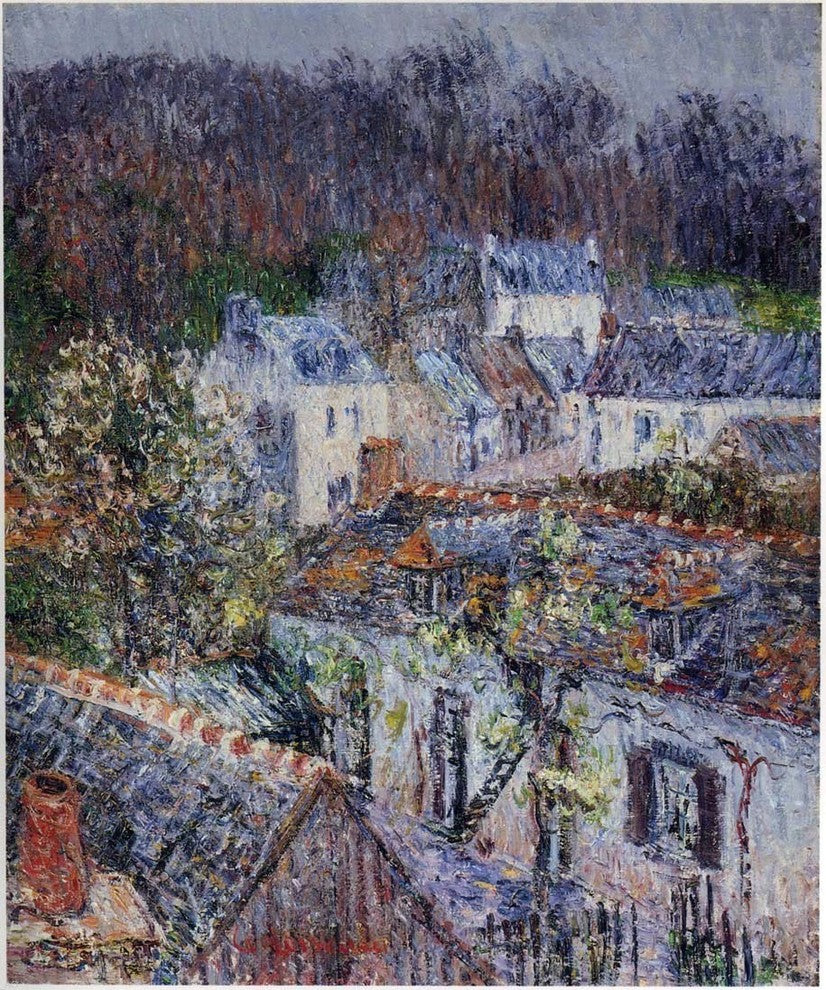 Gustave Loiseau Pont Aven, Rain Wall Decal
