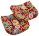 19" U-Shaped Outdoor Tufted Dining Chair Cushion, Set of 2, Alenia Pompeii