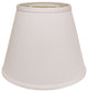16" White Empire Deep Slanted No Slub Lampshade
