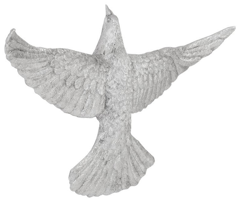 Dove Wall Art, Silver Leaf A