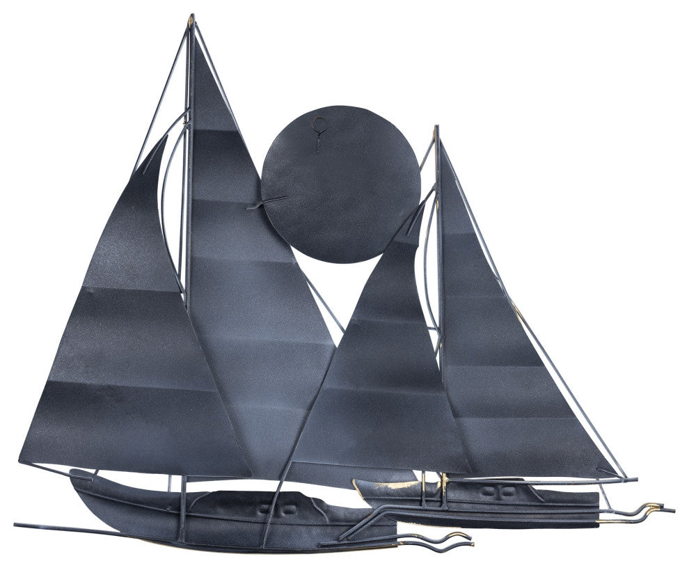 Sailboats at Sunset Wall D"cor