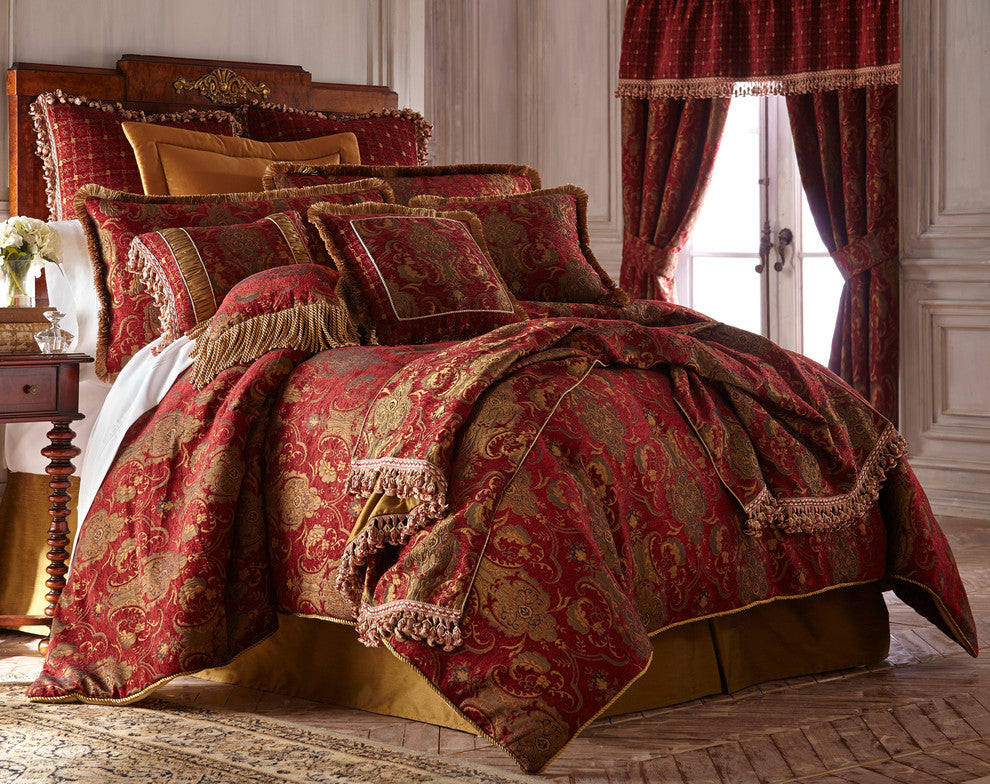 Sherry Kline China Art Red 6-piece Comforter Set