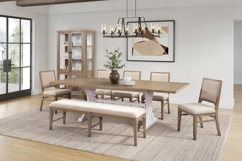 Modern Wood Dining Display Cabinet, Kitchen Storage, Bookcase, Brown