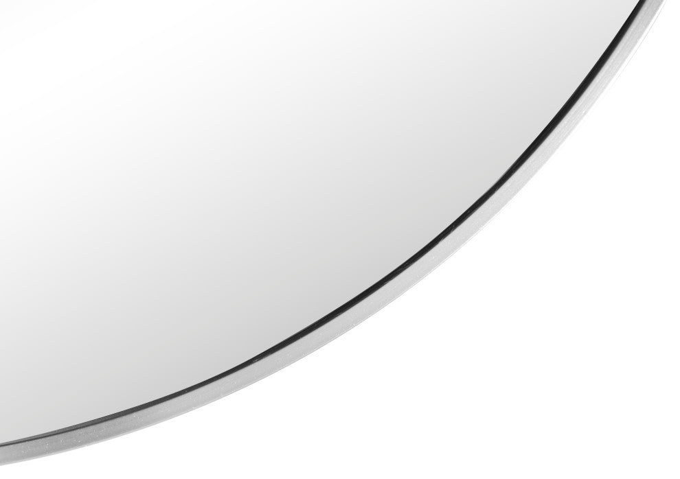 Milly Medium Oval Metal Framed Wall Mirror