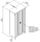 Salinas Bathroom Storage Cabinet With Doors, Gray