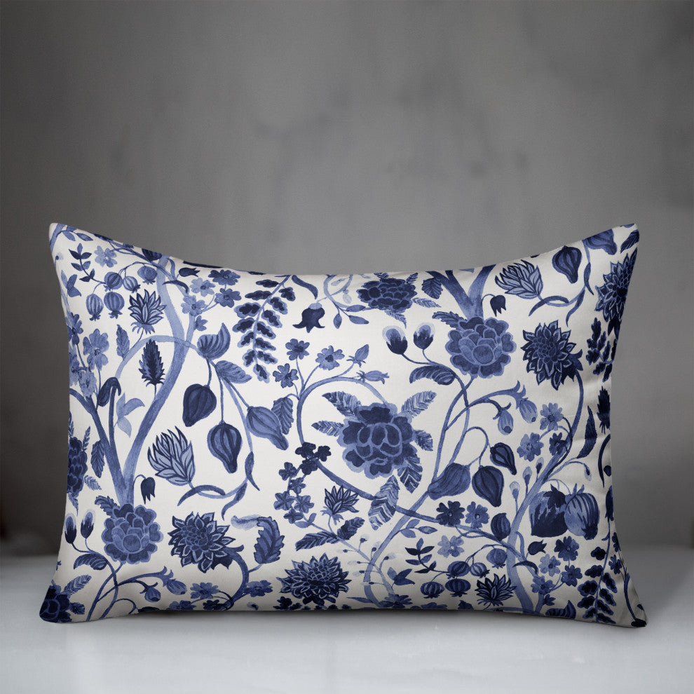 Watercolor Floral 14x20 Spun Poly Pillow