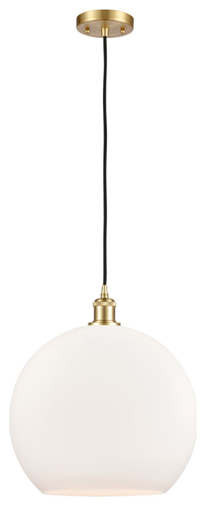 Innovations 516-1P-SG-G121-14-LED 1-Light Pendant, Satin Gold