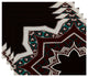 Rising Star Geometric Print Placemat, Set of 4, Brown