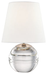 Nicole 1-Light Table Lamp, Polished Nickel