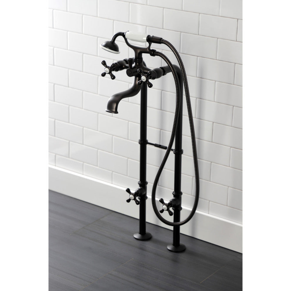 CCK226K5 Freestanding Tub Faucet With Supply Line, Oil Rubbed Bronze