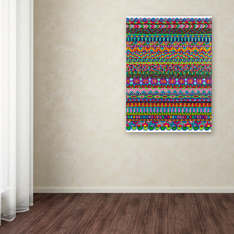 Hello Angel ''Oaxaca Mat'' Canvas Art, 32x24