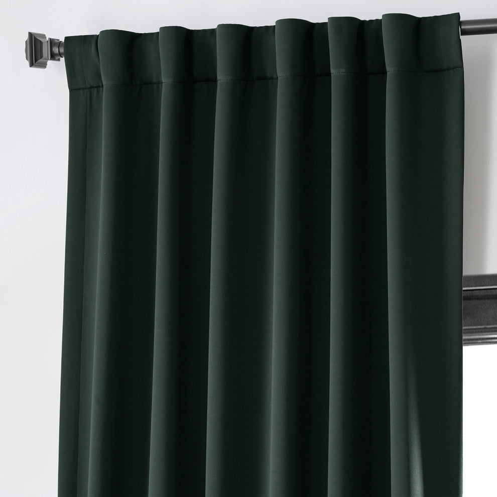 Dark Mallard Room Darkening Curtain, Set of 2, 50"x84"
