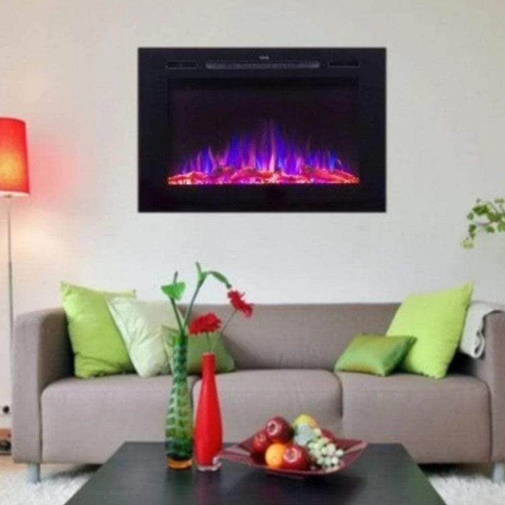 Touchstone Forte Elite 40" Recessed/Wall Mounted Smart Electric Fireplace