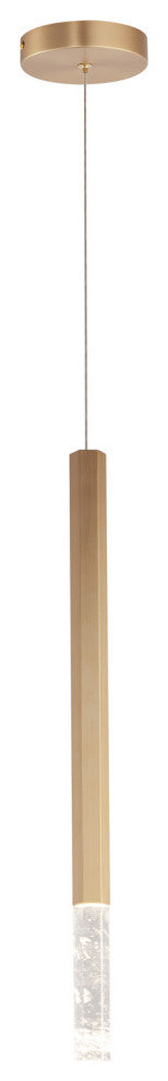 Diaphane LED Pendant, Gold