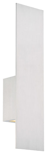 Icon 20" LED Outdoor Wall Light 3000K, Brushed Aluminum