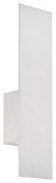 Icon 20" LED Outdoor Wall Light 3000K, Brushed Aluminum