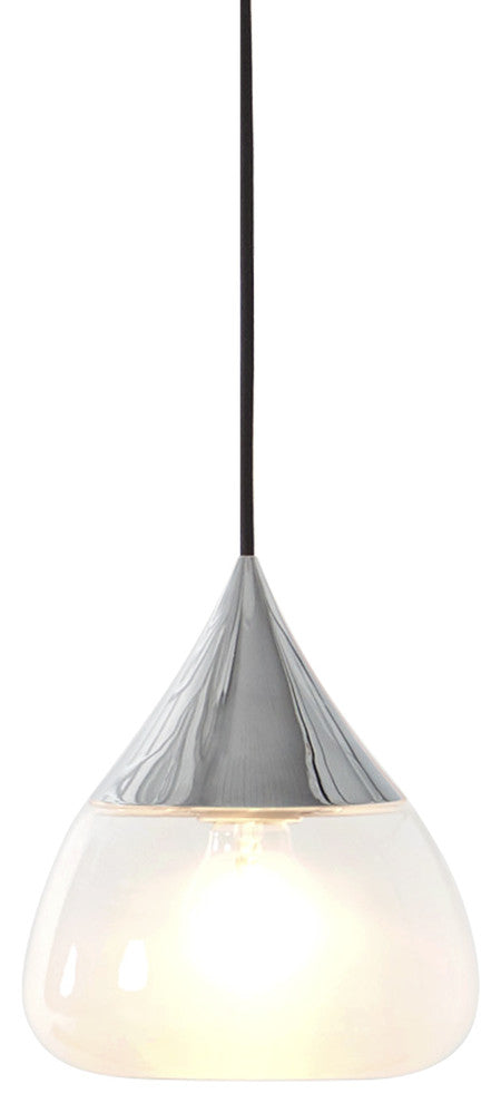 Mist Pendant, Chrome, Medium