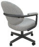 Set of 4, M-70 Swivel Tilt Dining Caster Chairs, Hemsath Slate on Gray Chairs