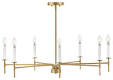 Lark Hux Large Single Tier, Lacquered Brass