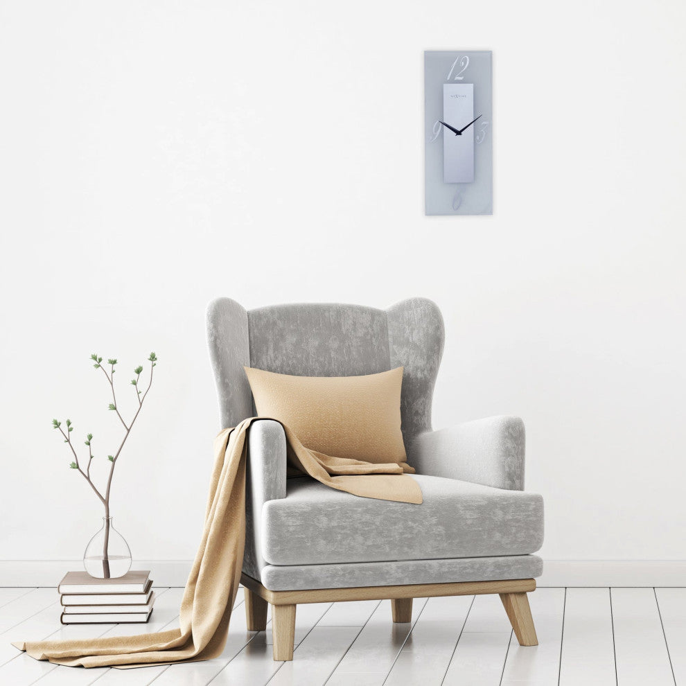 Dali, Frosted Glass Wall Clock, Rectangular