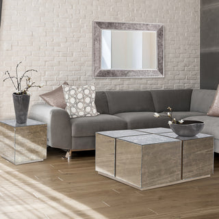 Paxton Mirrored Side Table