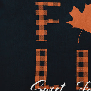 Sweet Fall Indoor/Outdoor Throw Pillow, Black, 20"x20"