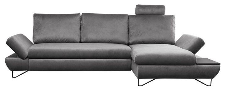 LIVIA Sectional Sleeper Sofa, Right
