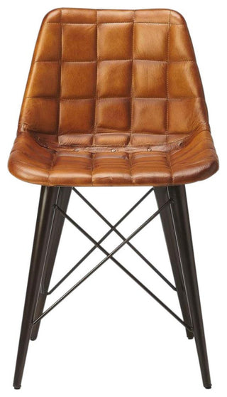 Industrial Leather Chair by Butler Specialty
