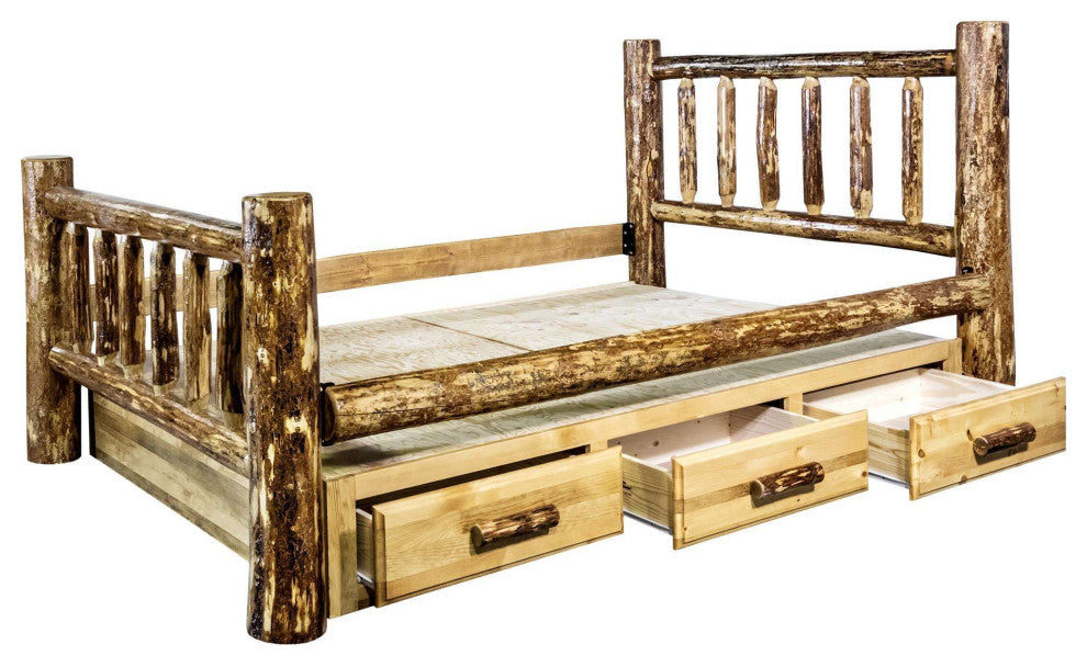 Glacier Country Collection Bed With Storage, Twin