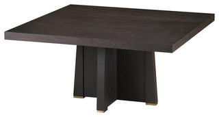 Perry Square Dining Table, Ebony Oak, 60"x60"