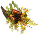 Apples and Pears Cornucopia Fall Harvest Decoration, 20"
