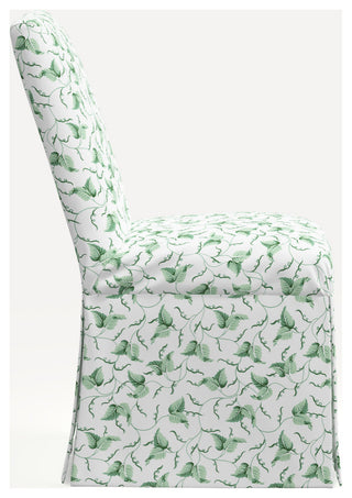 Red from Scalamandre Claremont Dining Chair, Ivy Scroll Sage