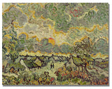 'Autumn Landscape' Canvas Art by Vincent van Gogh