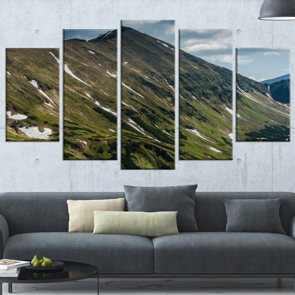 "Tatra Mountains Panoramic View" Canvas Print, 5 Panels