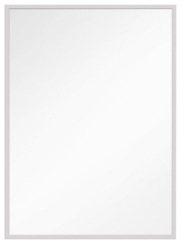 Rectangular Mirror, Polished Nickel