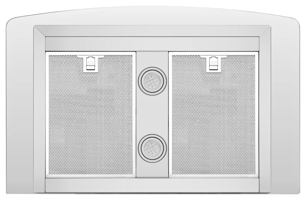 Blue Ocean 30" RHKQ2 Tempered Glass Stainless Steel Wall Mount Range Hood